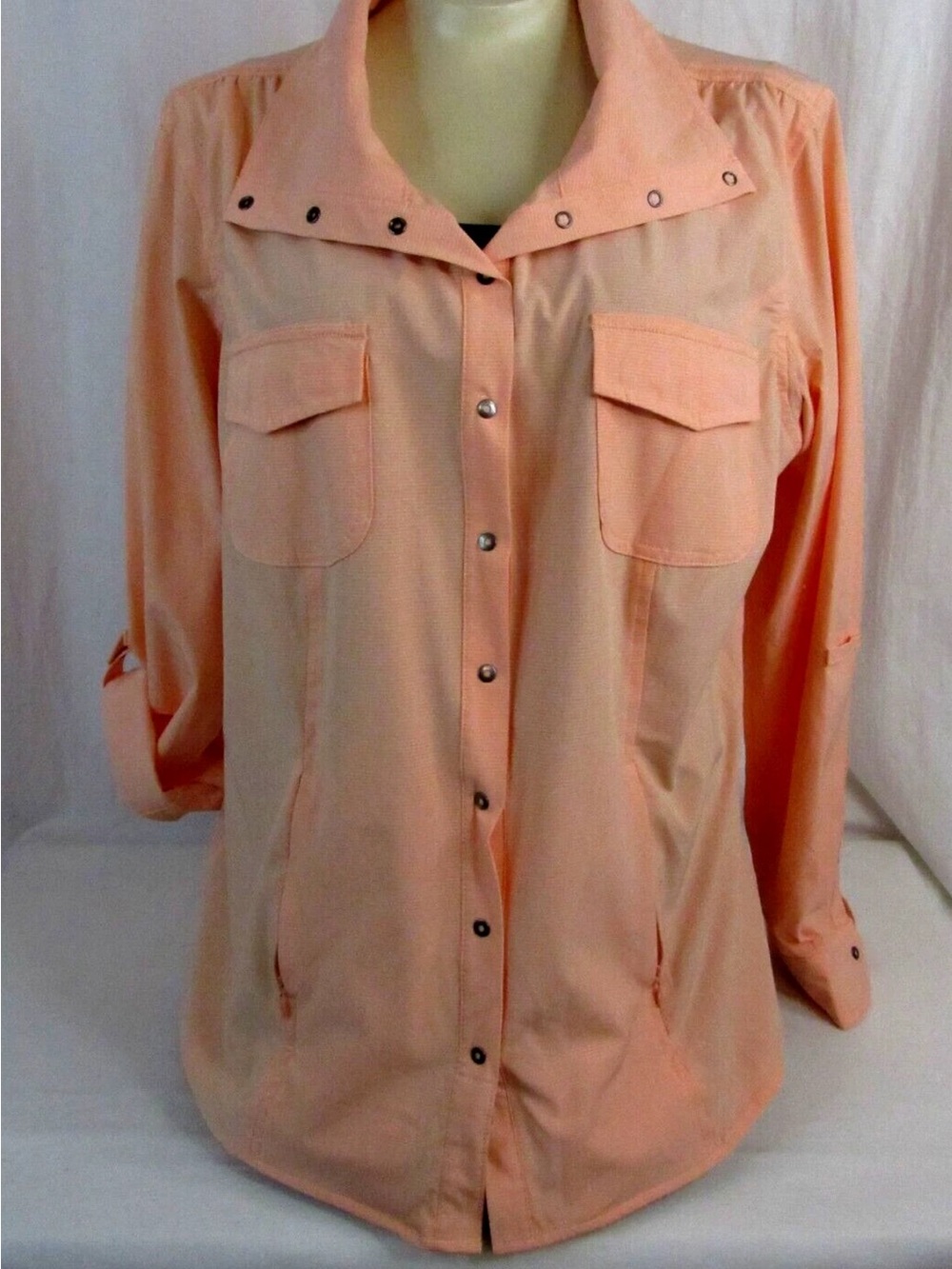 Duluth Trading Sol Survivor Sun Protection Shirt Jacket UPF size L